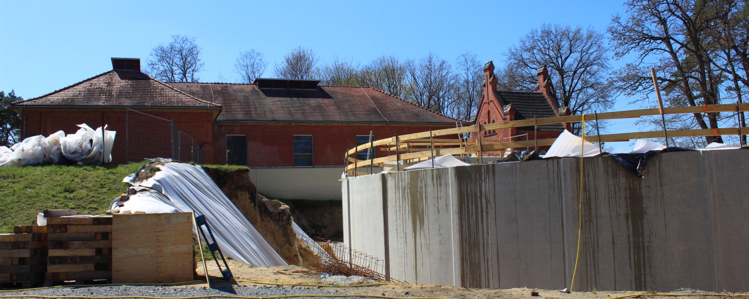 Baustelle Reinwasserbehalter