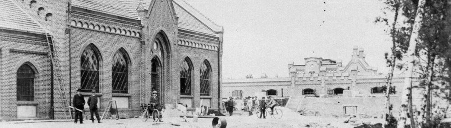 Wasserwerk der Stadtwerke Forst Anfang des 20. Jahrhunderts