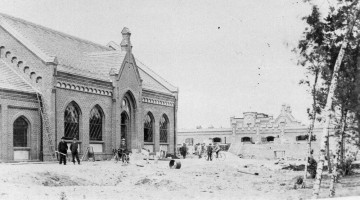 Wasserwerk der Stadtwerke Forst Anfang des 20. Jahrhunderts